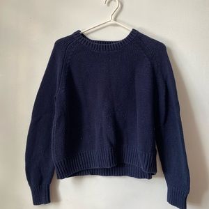 Chandail de laine marine taille L